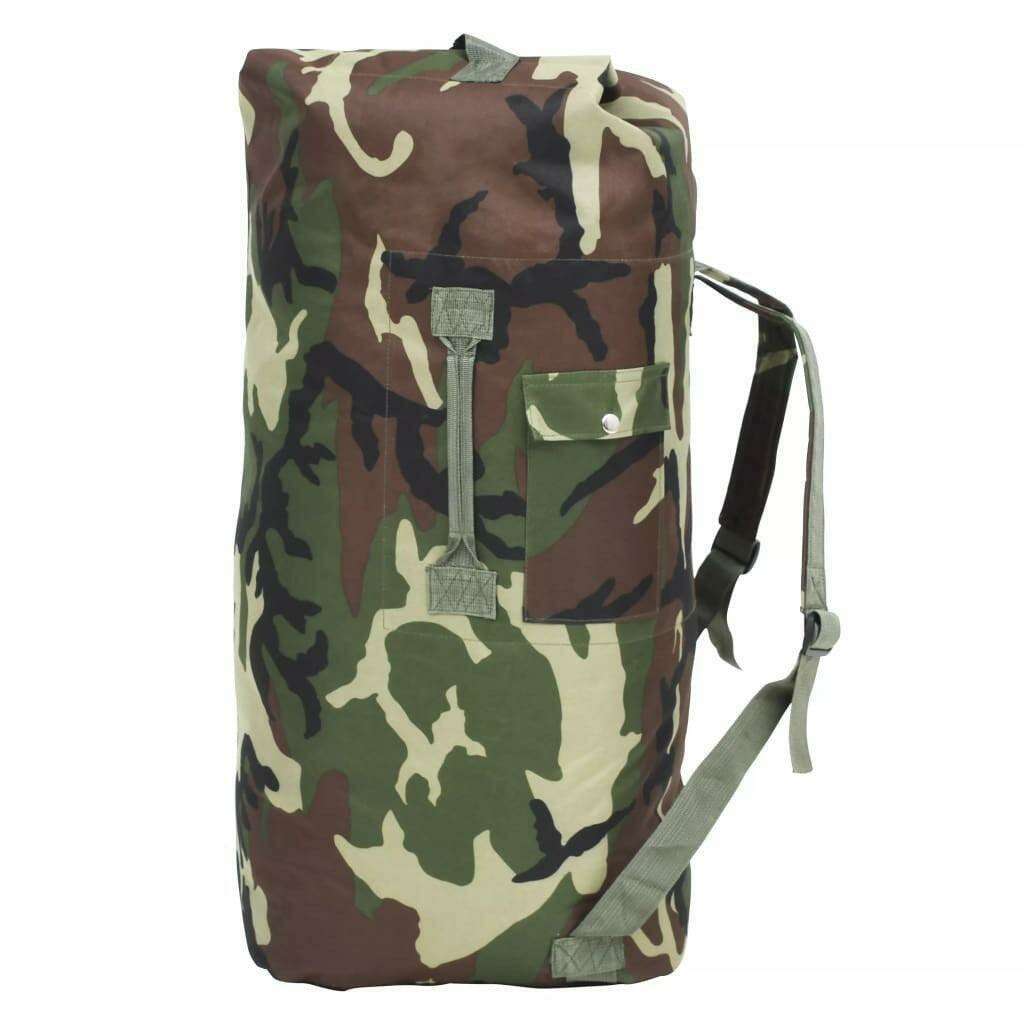 BuySalesMy.com Military style sports bag 85 L Camouflage Home, Garden & Furniture